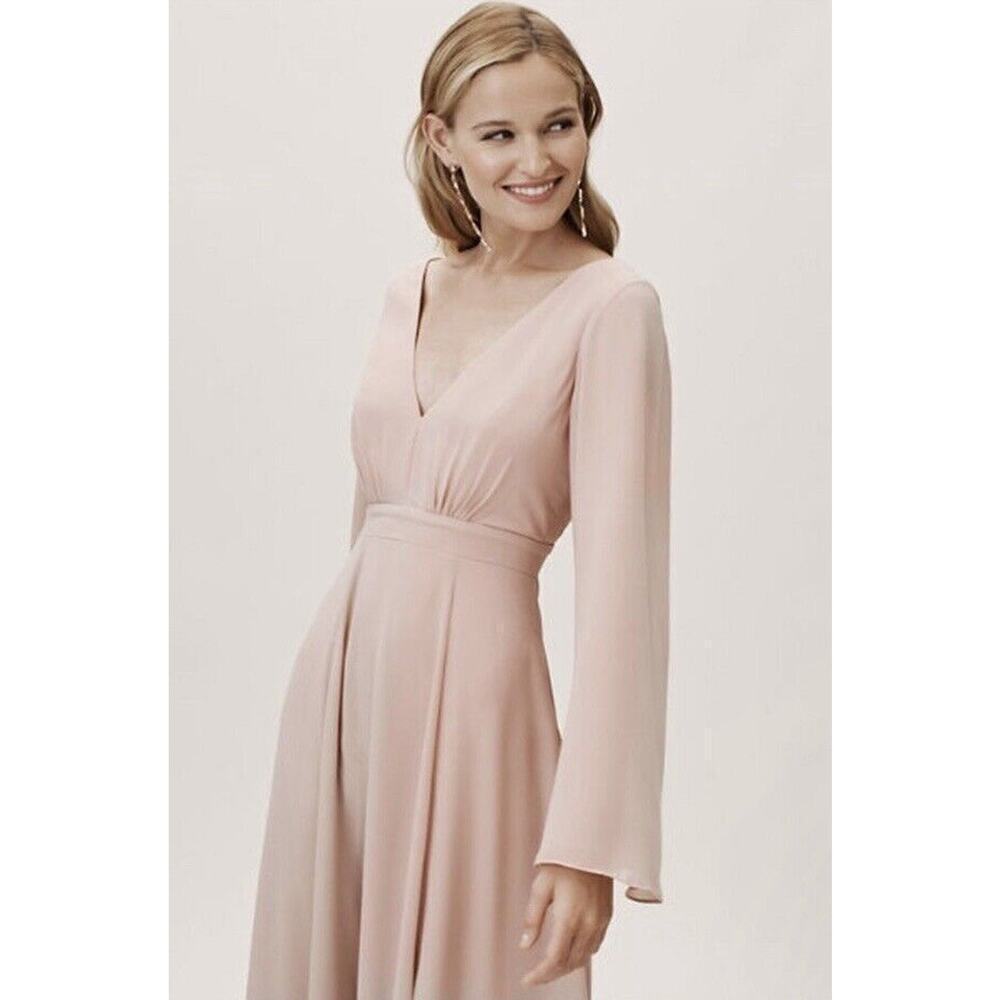 Anthropologie BHLDN Doria Chiffon Maxi Dress Womens Size 16 NWT $330 - Picture 3 of 12